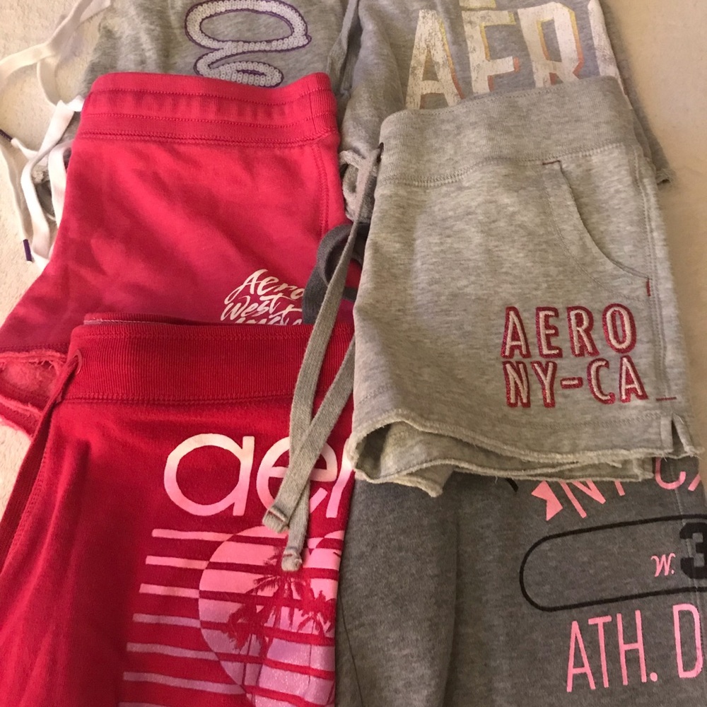 Lot of 6 brand new Aeropostale shorts XS - Picture 3 of 3